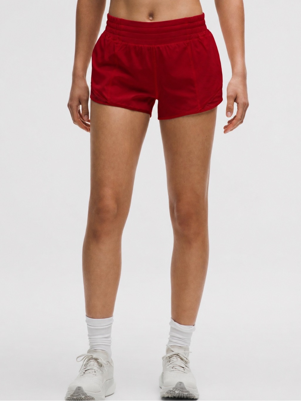 Lululemon Hotty Hot High-Rise Shorts 2.5” Red